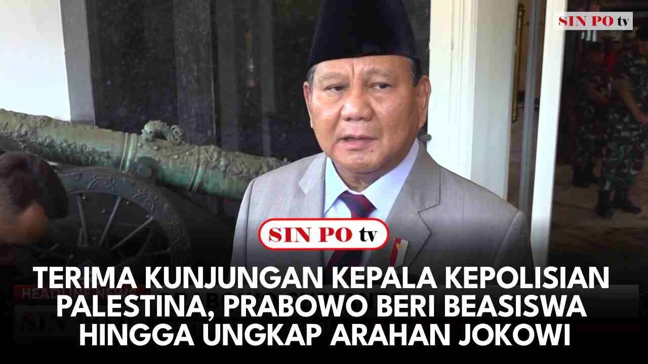 Terima Kunjungan Kepala Kepolisian Palestina, Prabowo Beri Beasiswa Hingga Ungkap Arahan Jokowi