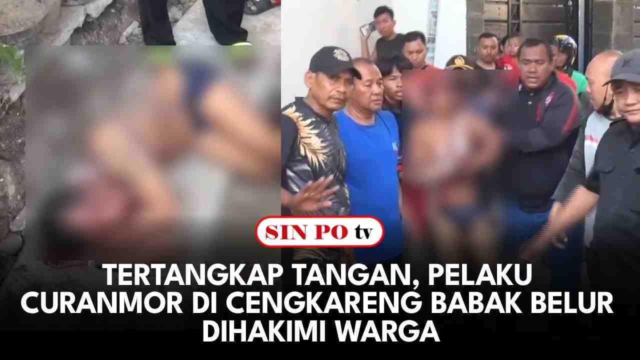 Tertangkap Tangan, Pelaku Curanmor di Cengkareng Babak Belur Dihakimi Warga