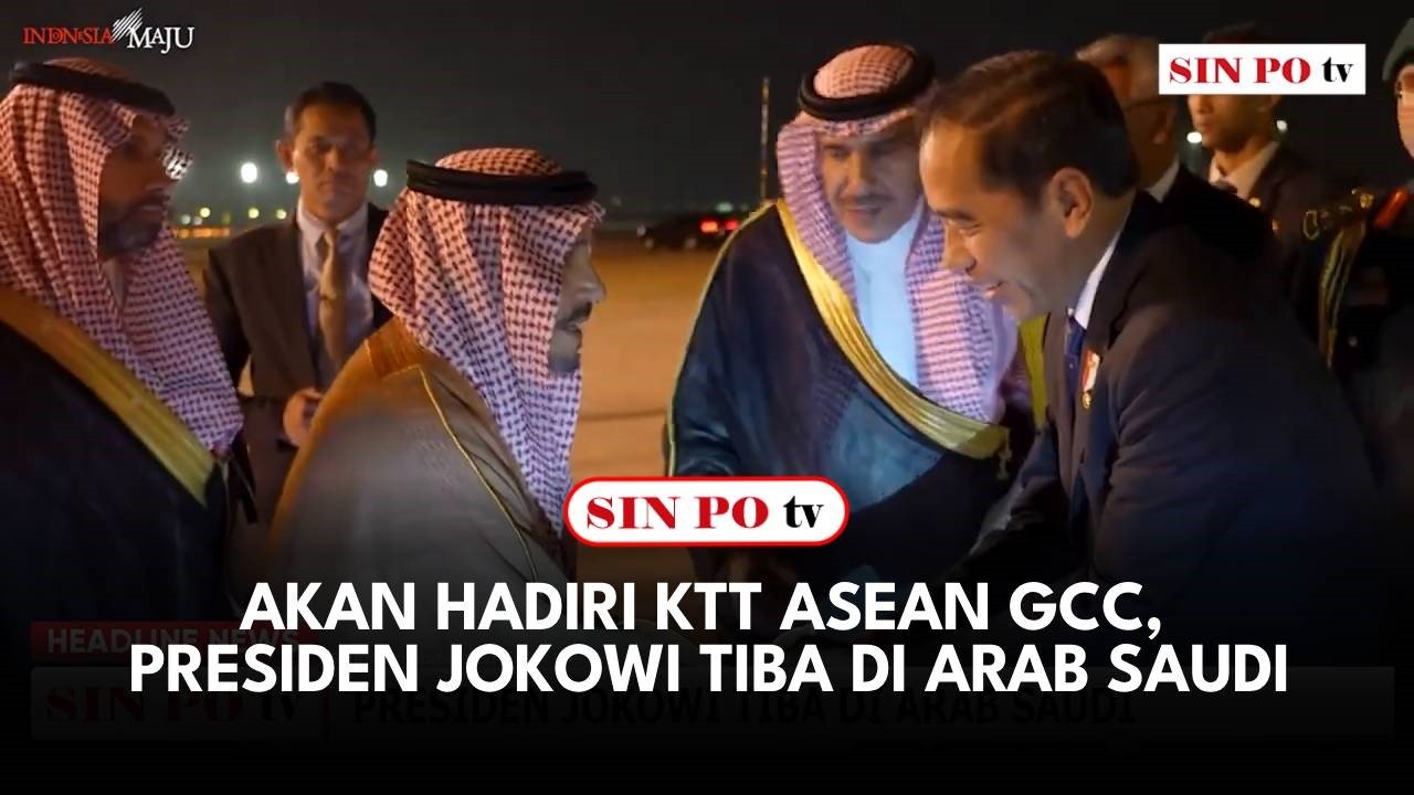 Akan Hadiri KTT Asean GCC, Presiden Jokowi Tiba di Arab Saudi