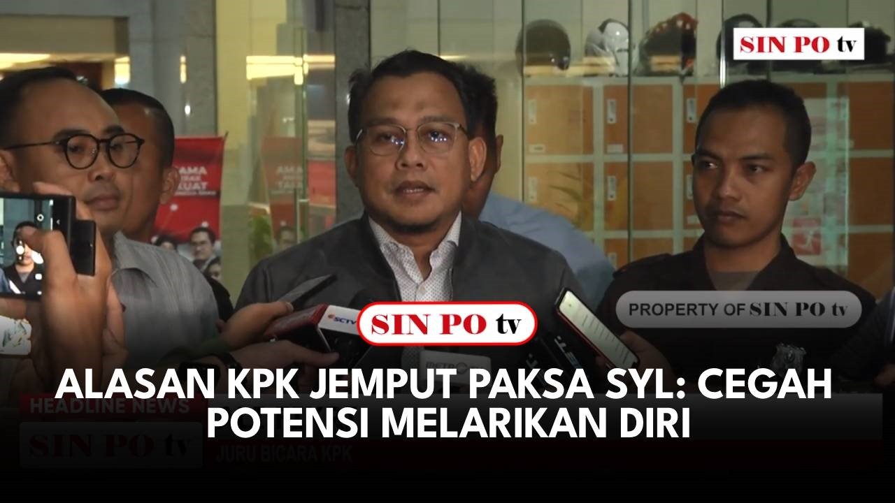 Alasan KPK Jemput Paksa SYL: Cegah Potensi Melarikan Diri