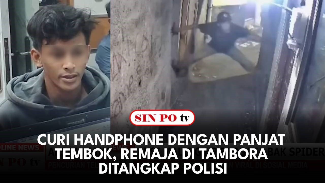 Curi Handphone Dengan Panjat Tembok, Remaja di Tambora Ditangkap Polisi