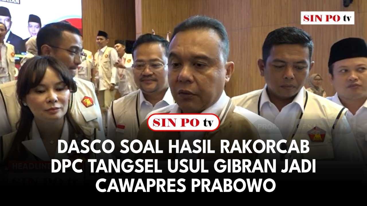 Dasco Soal Hasil Rakorcab DPC Tangsel Usul Gibran Jadi Cawapres Prabowo