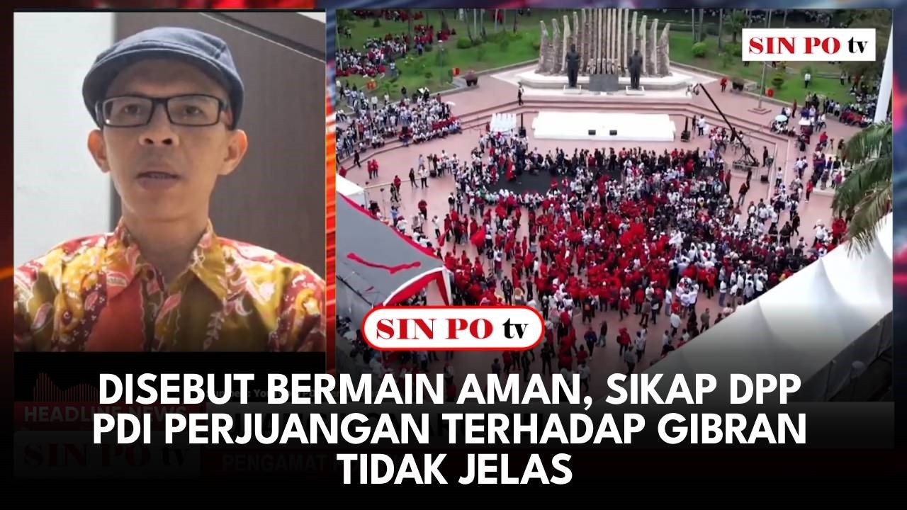 Disebut Bermain Aman, Sikap DPP PDI Perjuangan Terhadap Gibran Tidak Jelas