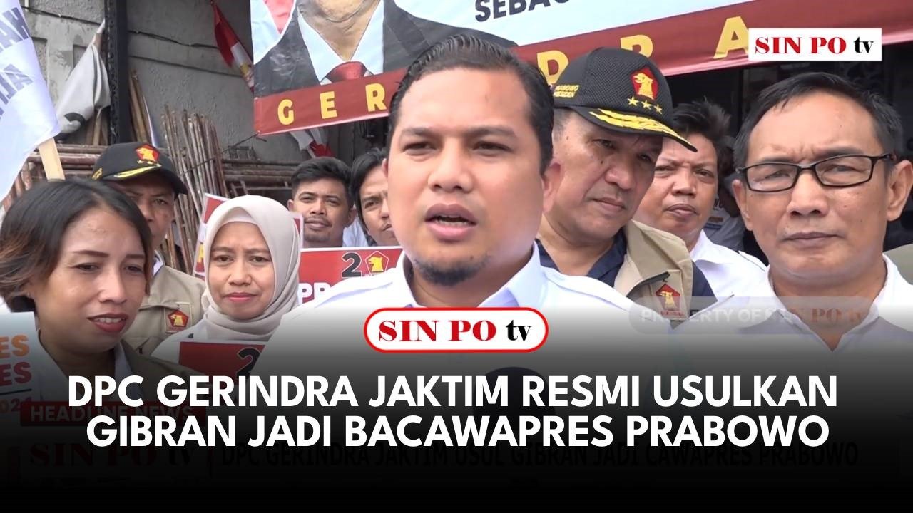 DPC Gerindra Jaktim Resmi Usulkan Gibran Jadi Bacawapres Prabowo