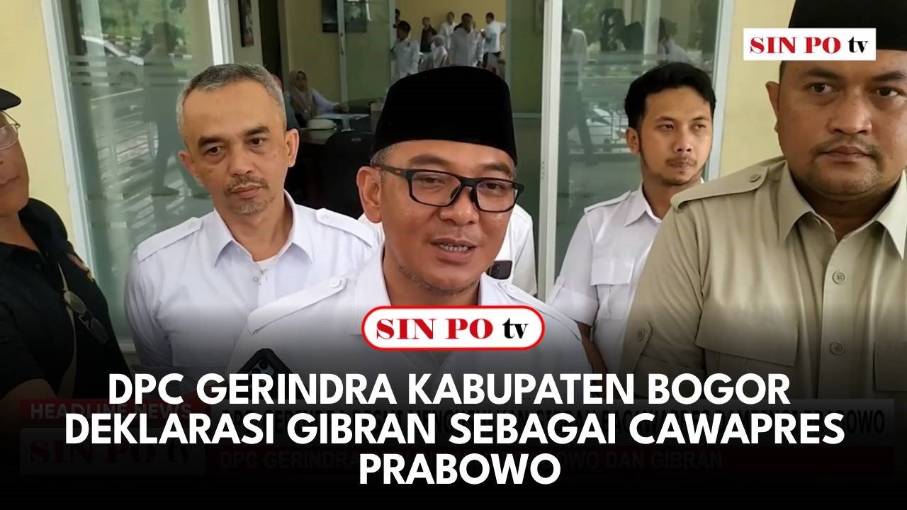 DPC Gerindra Kabupaten Bogor Deklarasi Gibran Sebagai Cawapres Prabowo