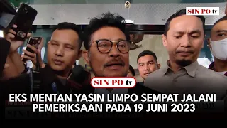 Eks Mentan Yasin Limpo Sempat Jalani Pemeriksaan Pada 19 JUNI 2023