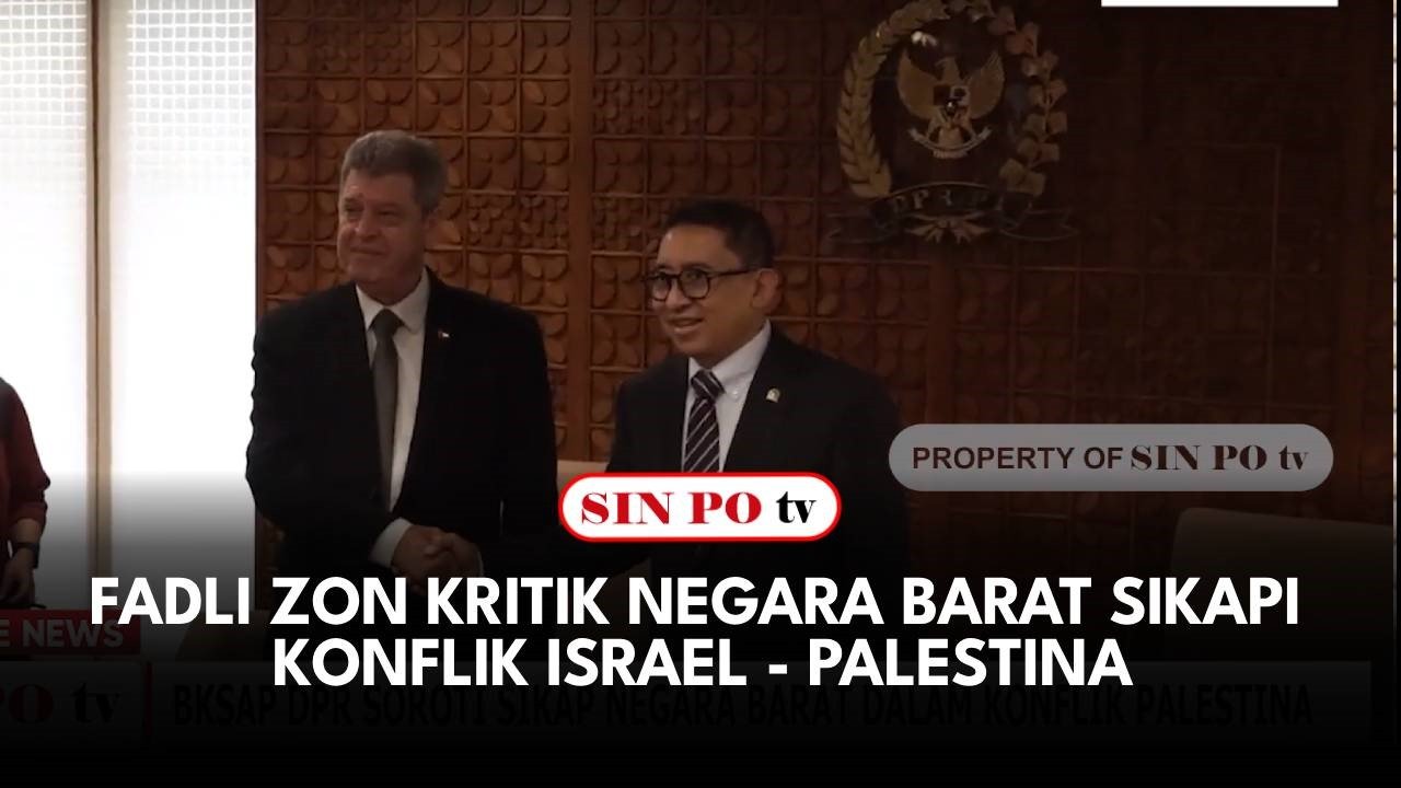 Fadli Zon Kritik Negara Barat Sikapi Konflik Israel - Palestina