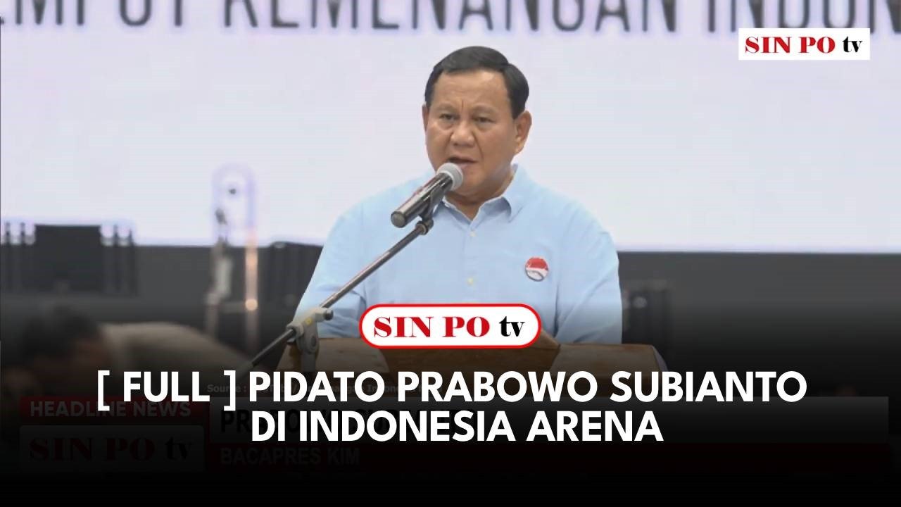 [ FULL ] Pidato Prabowo Subianto Di Indonesia Arena