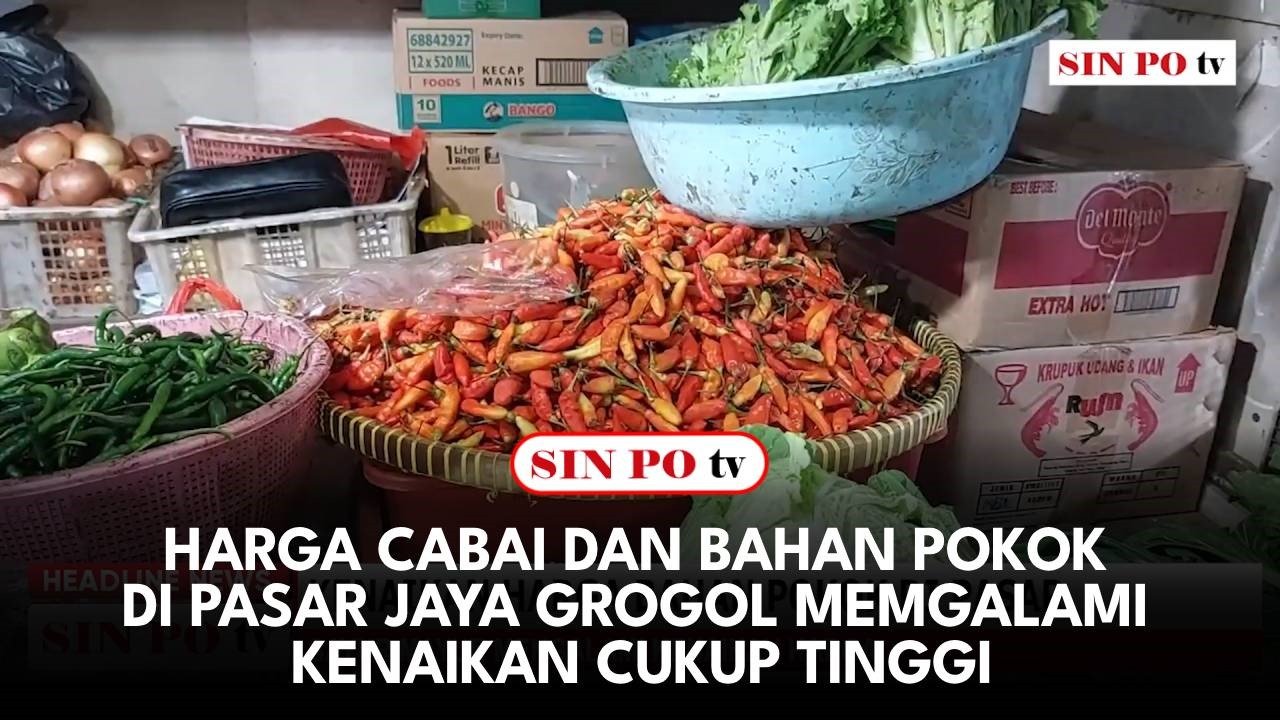 Harga Cabai Dan Bahan Pokok Di Pasar Jaya Grogol Memgalami Kenaikan Cukup Tinggi