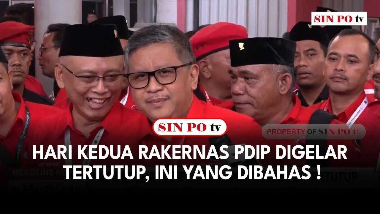 Hari Kedua Rakernas PDIP Digelar Tertutup, Ini Yang Dibahas !