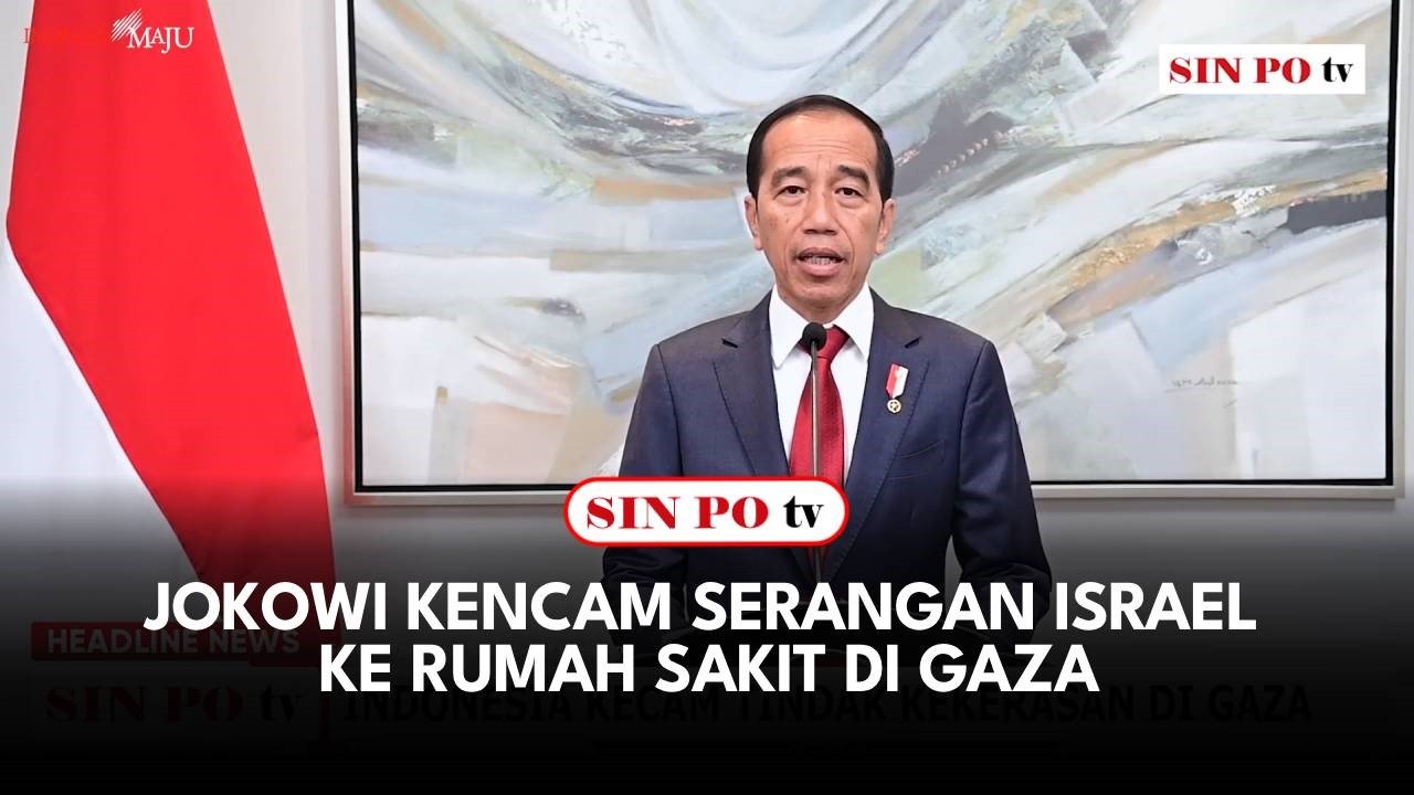 Jokowi Kencam Serangan Israel ke Rumah Sakit di Gaza