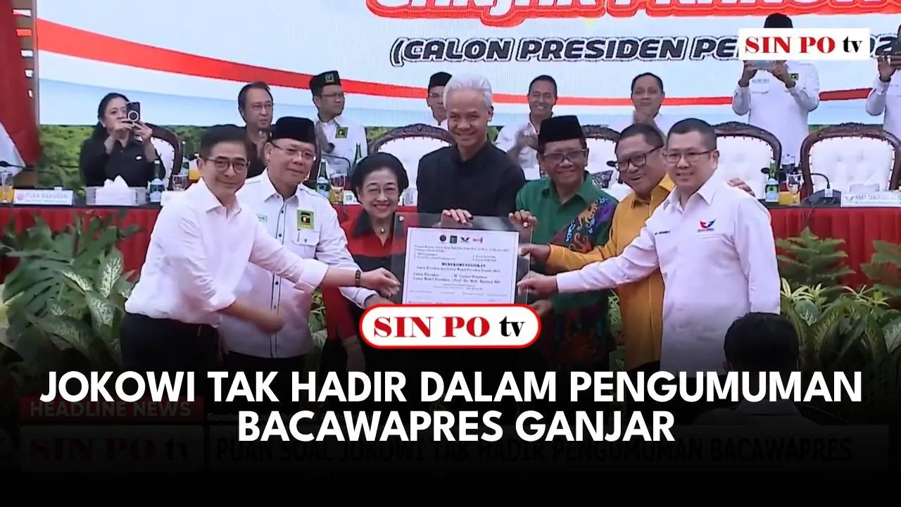 Jokowi Tak Hadir Dalam Pengumuman Bacawapres Ganjar