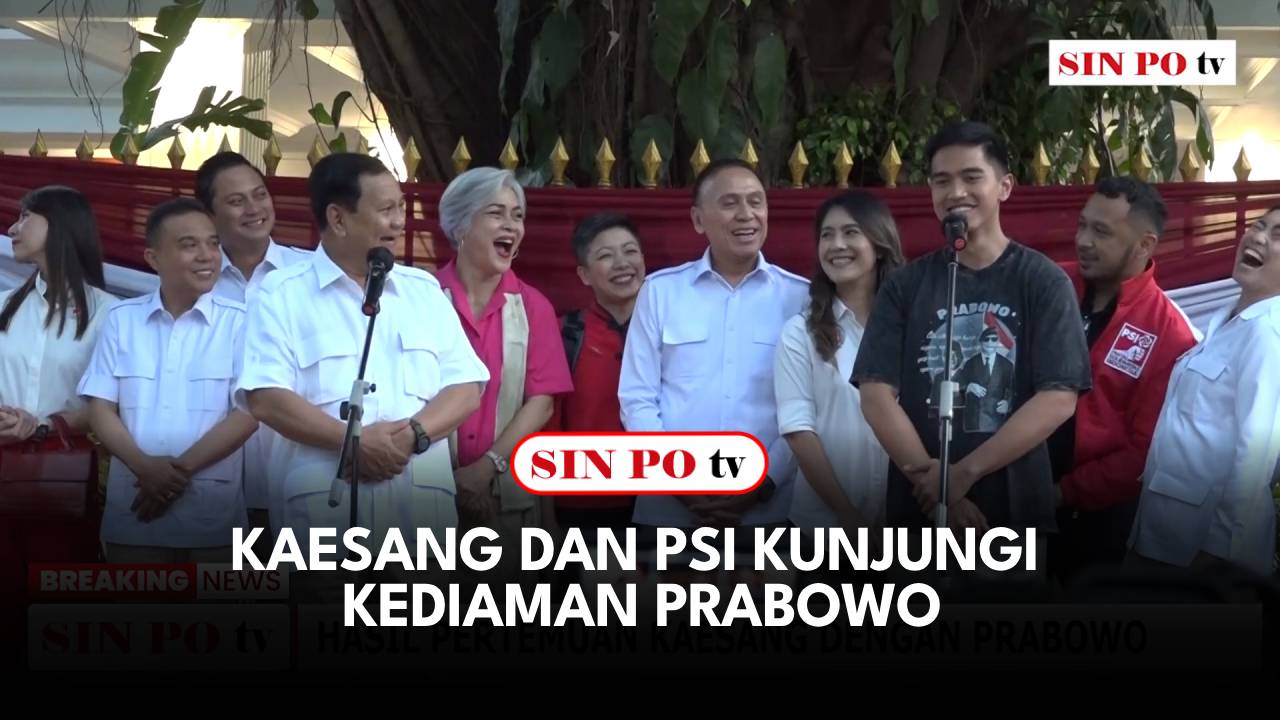 Kaesang dan PSI Kunjungi Kediaman Prabowo