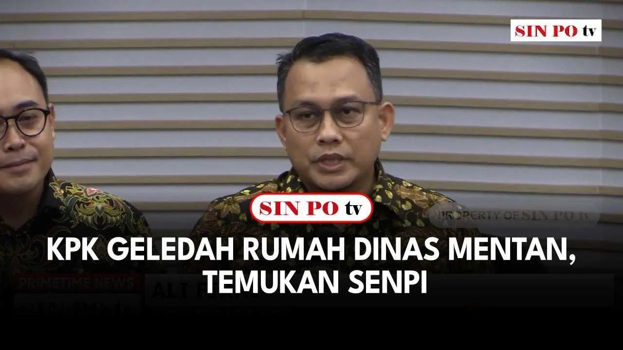 KPK Geledah Rumah Dinas Mentan, Temukan Senpi