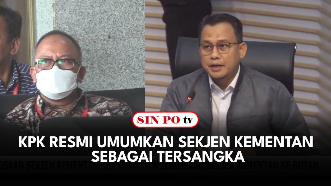 KPK Resmi Umumkan Sekjen Kementan Sebagai Tersangka