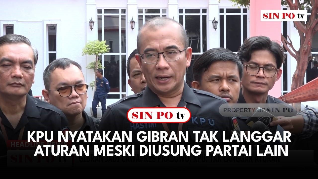 KPU Nyatakan Gibran Tak Langgar Aturan Meski Diusung Partai Lain