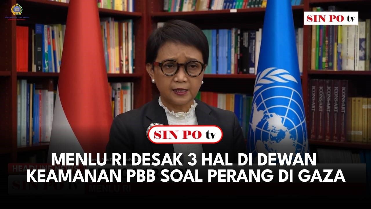 Menlu RI Desak 3 Hal Di Dewan Keamanan PBB Soal Perang Di Gaza