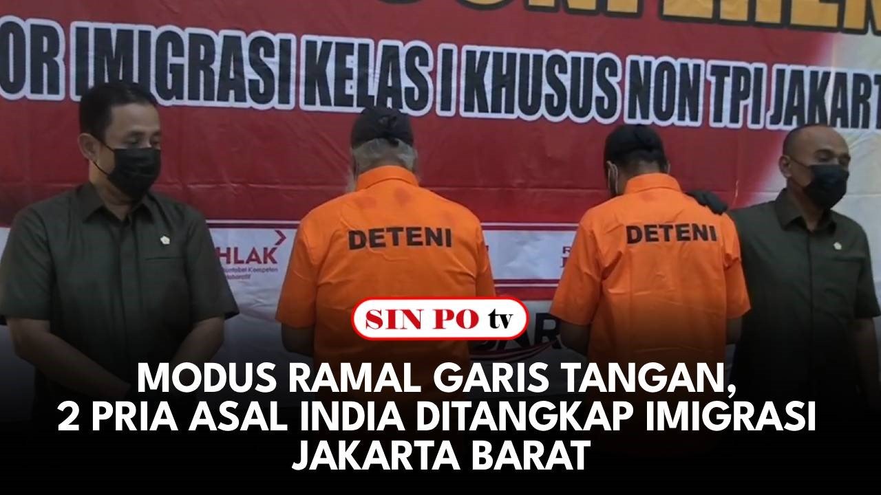 Modus Ramal Garis Tangan, 2 Pria Asal India Ditangkap Imigrasi Jakarta Barat