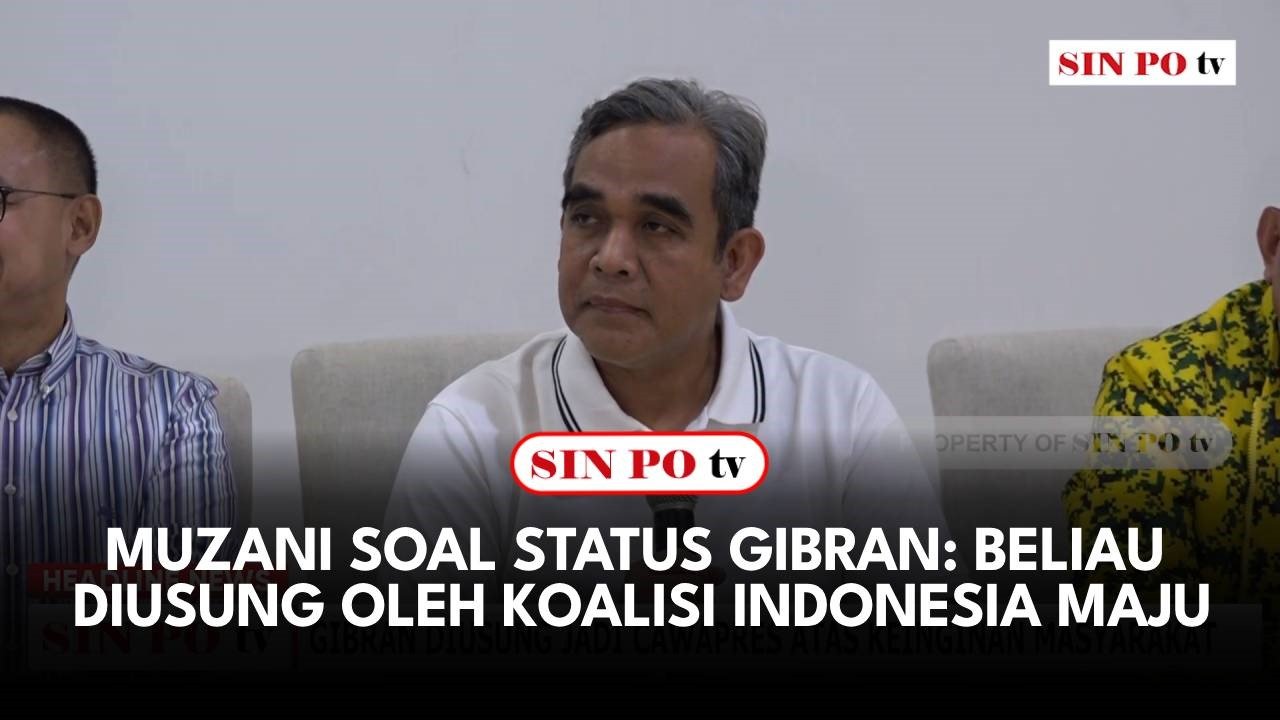 Muzani Soal Status Gibran: Beliau Diusung Oleh Koalisi Indonesia Maju