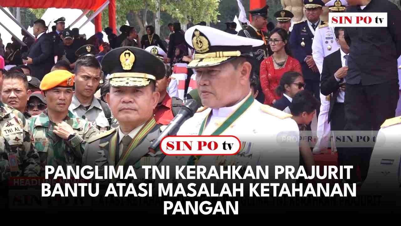 Panglima TNI Kerahkan Prajurit Bantu Atasi Masalah Ketahanan Pangan