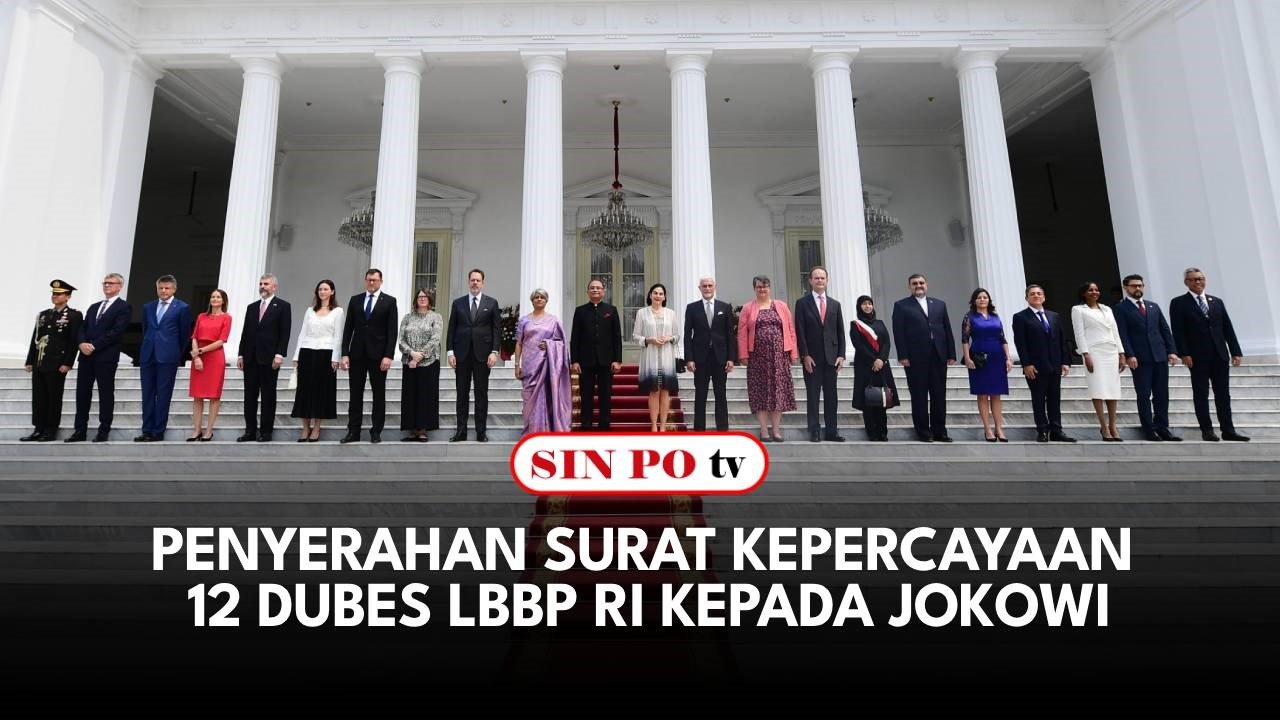 Penyerahan Surat Kepercayaan 12 Dubes LBBP RI Kepada Jokowi