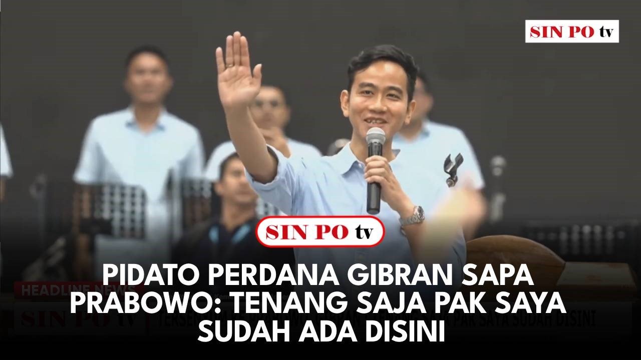 Pidato Perdana Gibran Sapa Prabowo: Tenang Saja Pak Saya Sudah Ada Disini