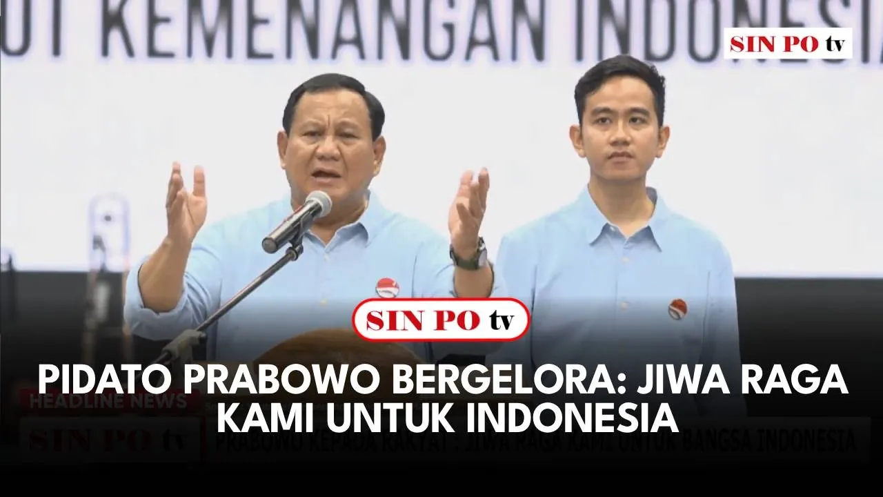 Pidato Prabowo Bergelora: Jiwa Raga Kami Untuk Indonesia