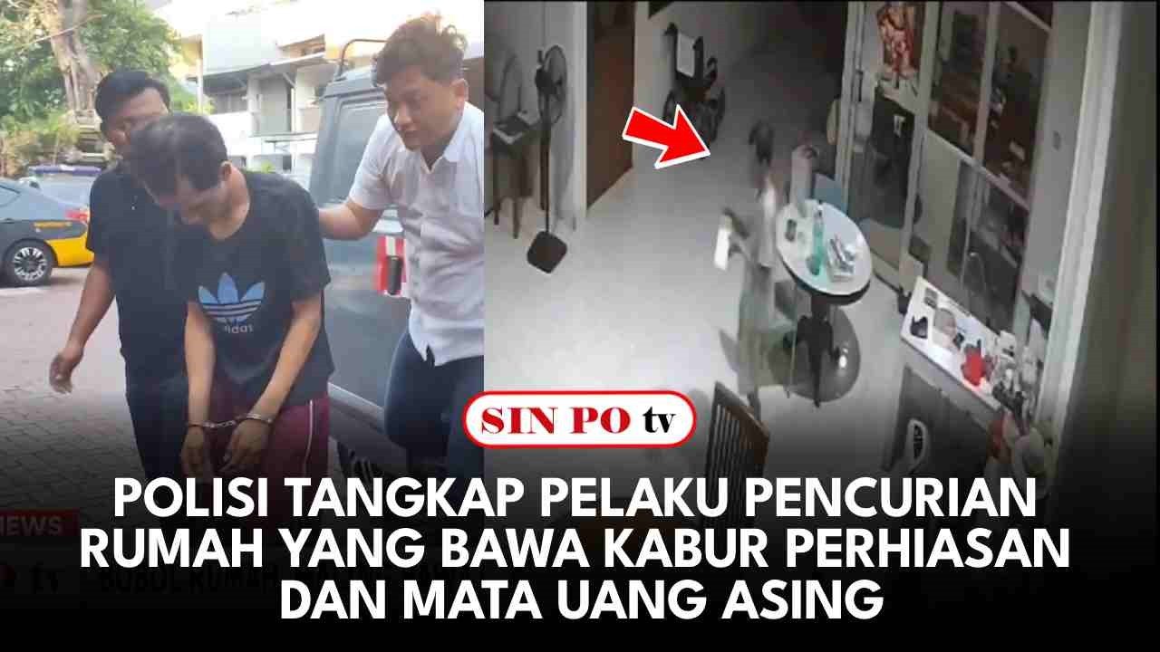 Polisi Tangkap Pelaku Pencurian Rumah Yang Bawa Kabur Perhiasan Dan Mata Uang Asing