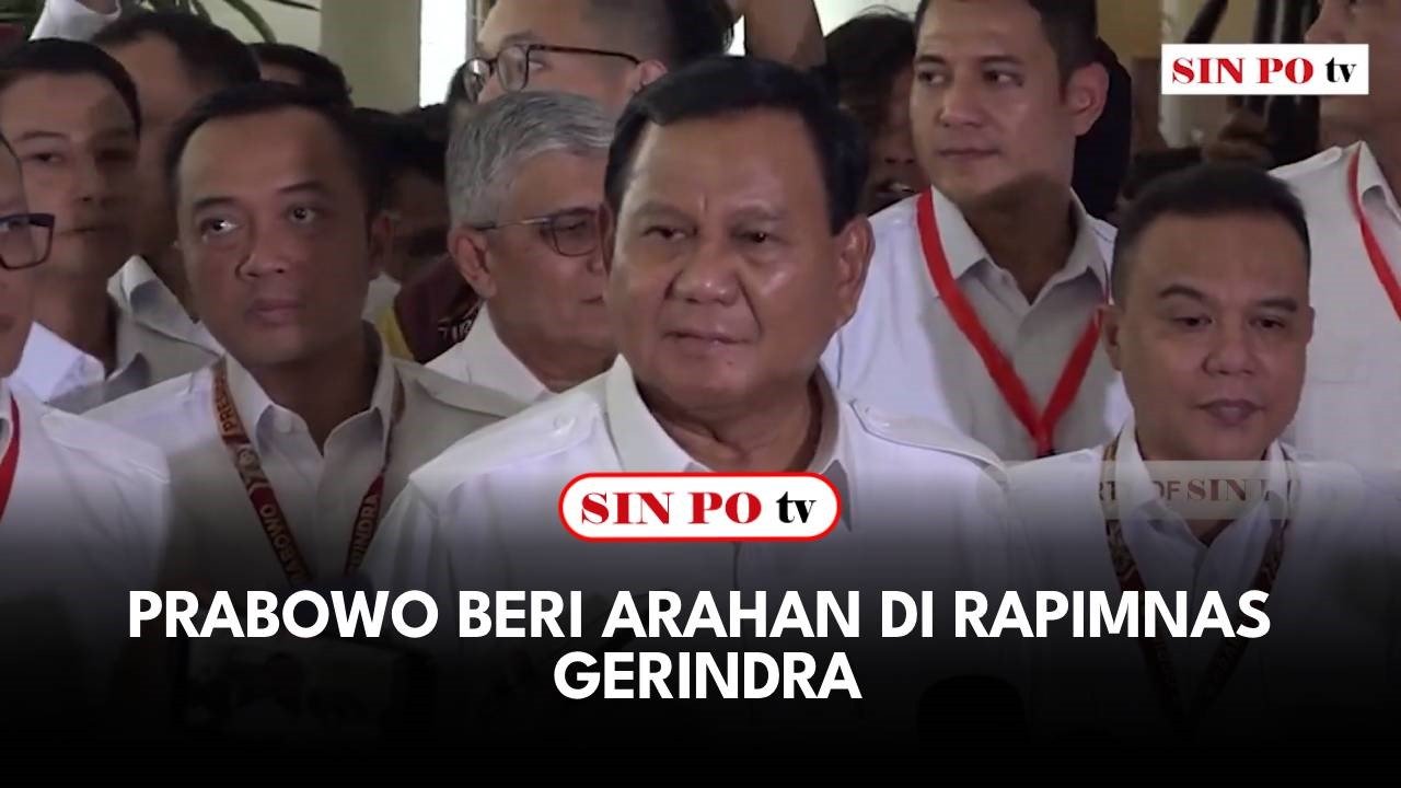 Prabowo Beri Arahan Di Rapimnas Gerindra