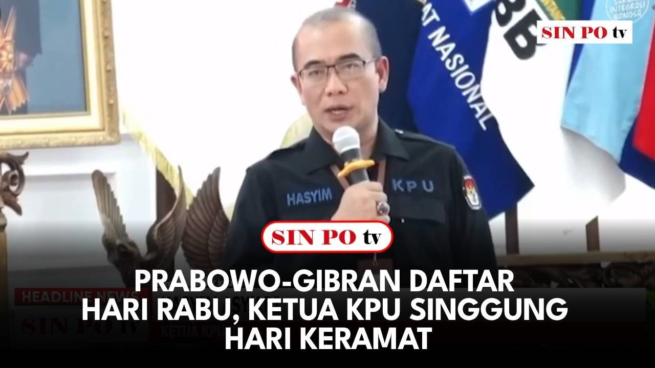 Prabowo-Gibran Daftar Hari Rabu, Ketua KPU Singgung Hari Keramat