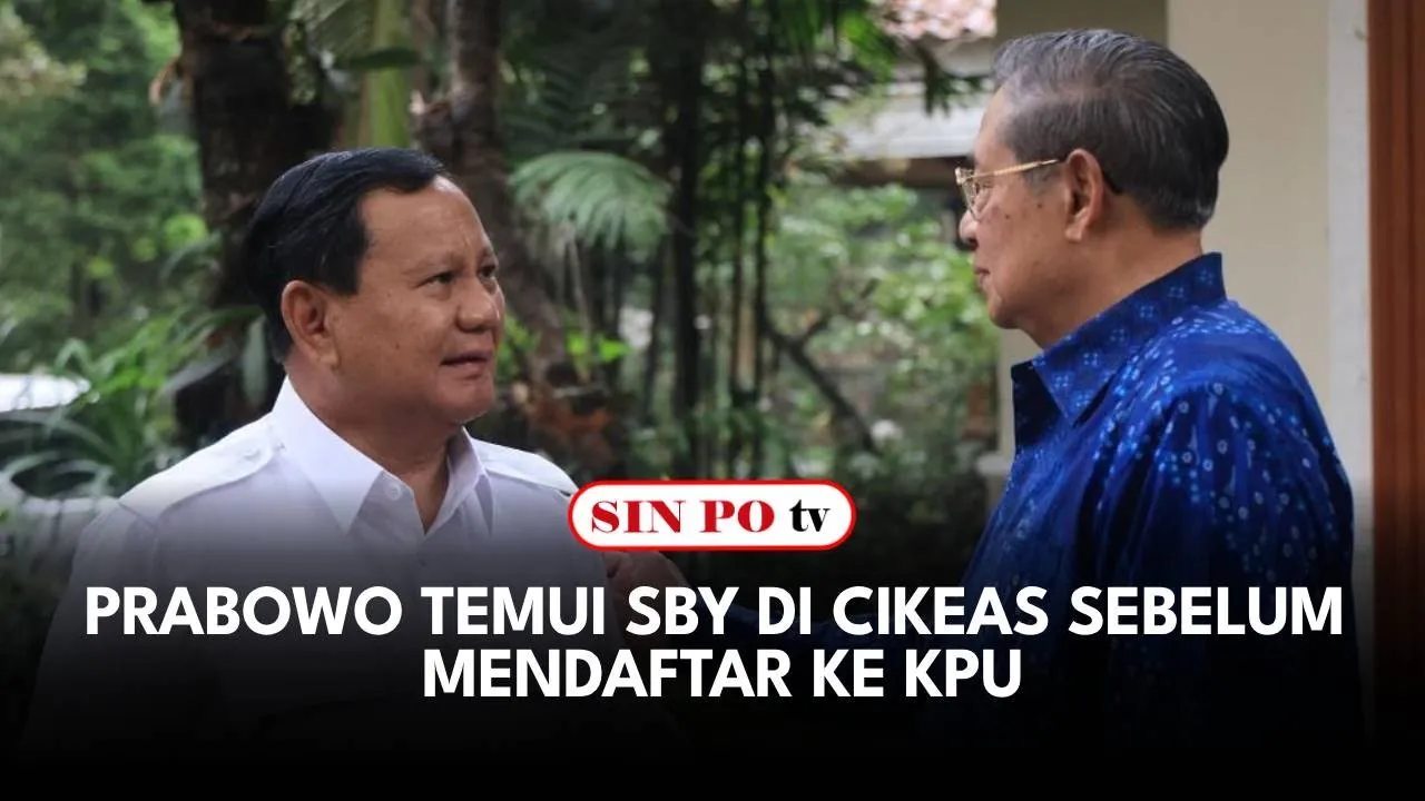 Prabowo Temui SBY Di Cikeas Sebelum Mendaftar Ke KPU