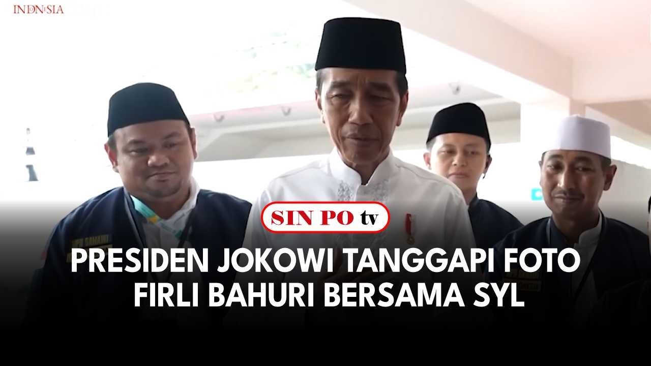 Presiden Jokowi Tanggapi Foto Firli Bahuri Bersama SYL