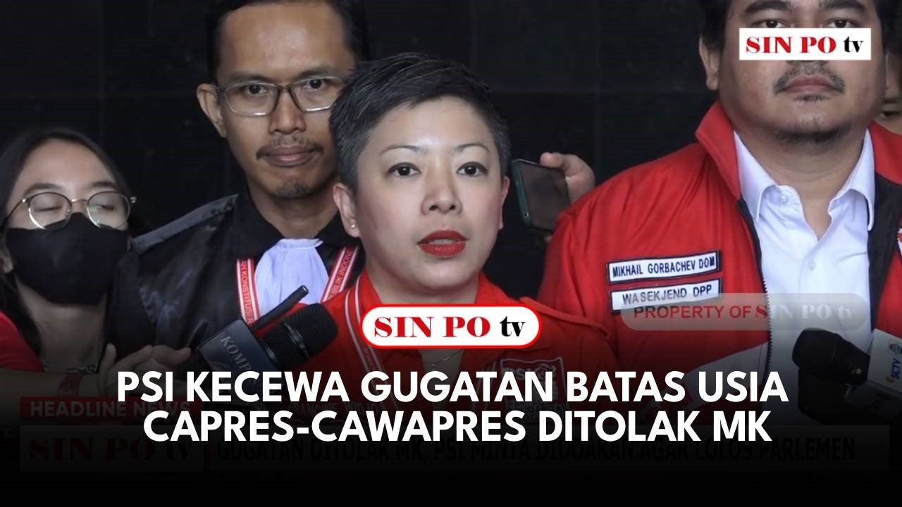 PSI Kecewa Gugatan Batas Usia Capres-Cawapres Ditolak MK