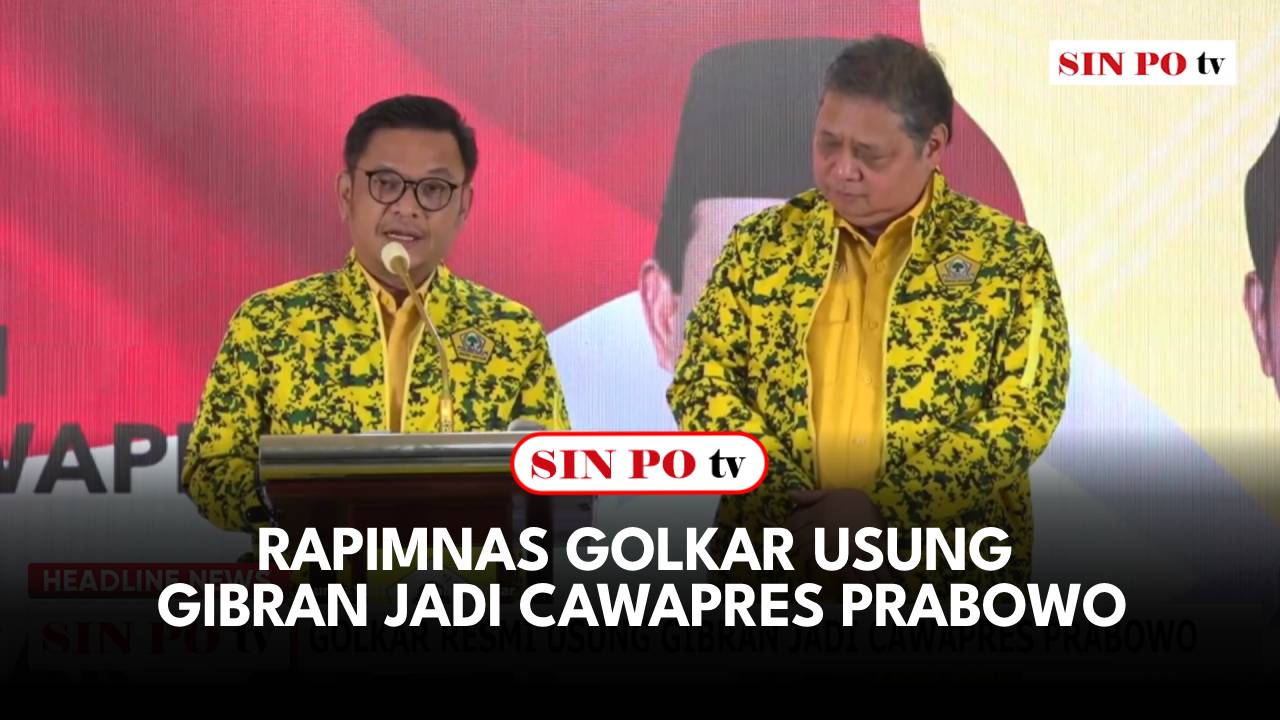 Rapimnas Golkar Usung Gibran Jadi Cawapres Prabowo