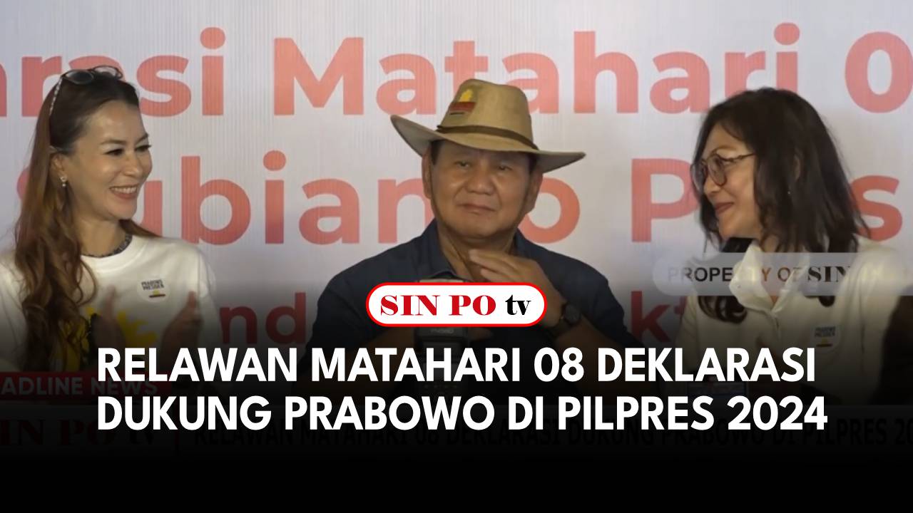 Relawan Matahari 08 Deklarasi Dukung Prabowo di Pilpres 2024