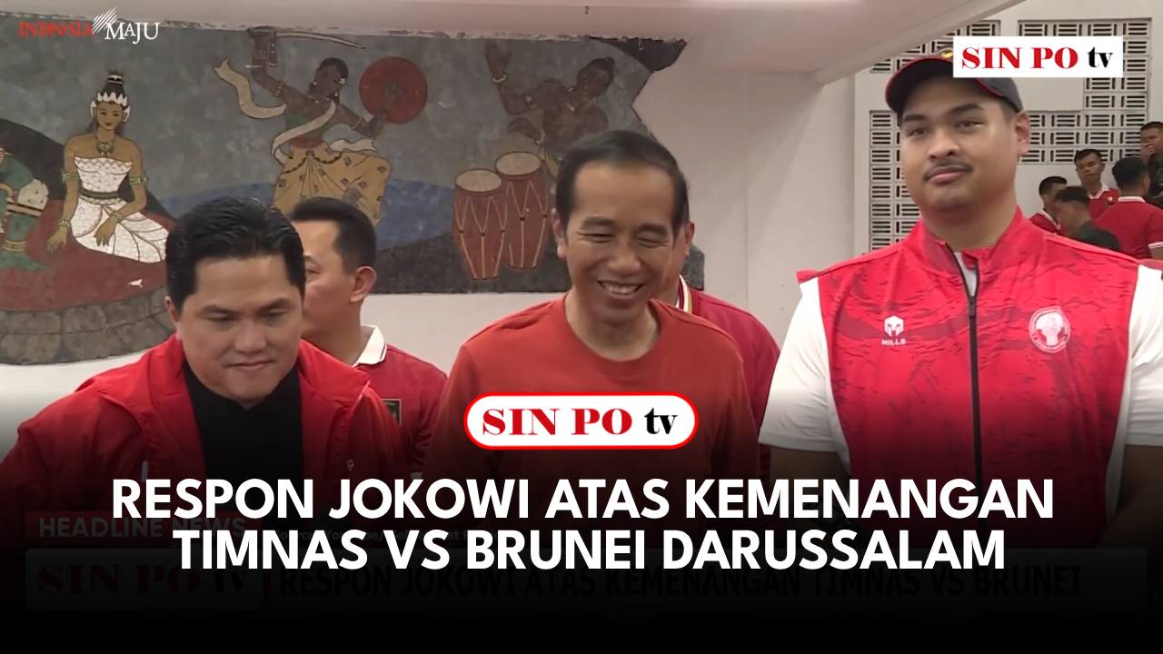 Respon Jokowi Atas Kemenangan Timnas Vs Brunei Darussalam