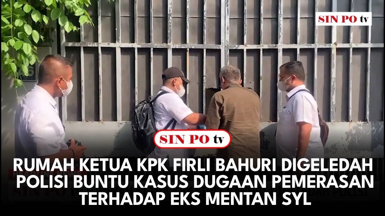 Rumah Ketua KPK Firli Bahuri Digeledah Polisi Buntu Kasus Dugaan Pemerasan Terhadap Eks Mentan SYL