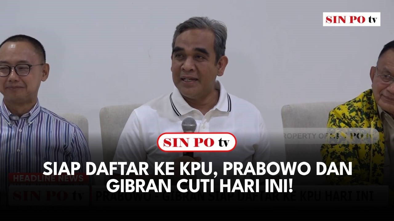 Siap Daftar ke KPU, Prabowo dan Gibran Cuti Hari Ini!