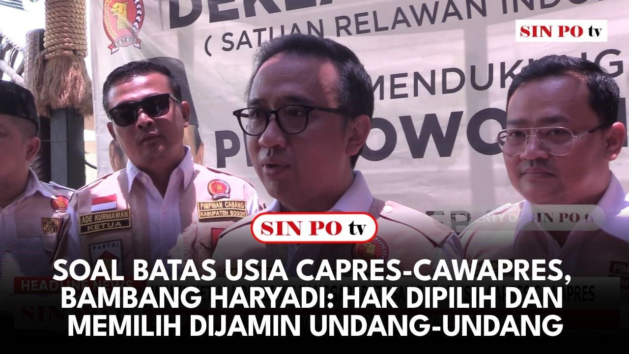 Soal Batas Usia Capres-Cawapres, Bambang Haryadi: Hak Dipilih dan Memilih Dijamin Undang-Undang