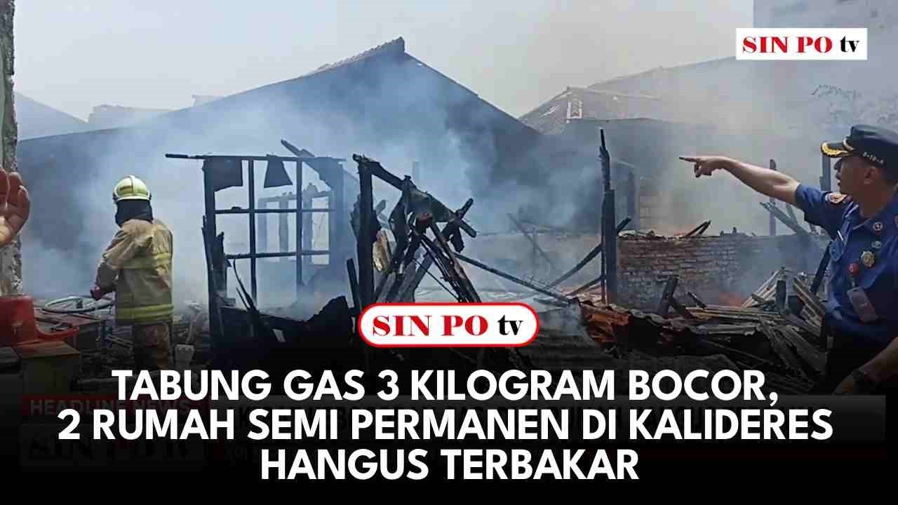 Tabung Gas 3 Kilogram Bocor, 2 Rumah Semi Permanen Di Kalideres Hangus Terbakar