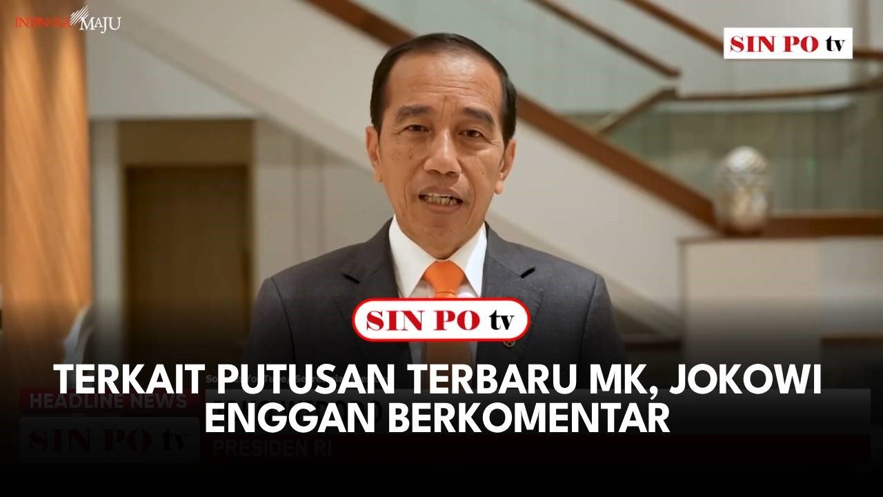 Terkait Putusan Terbaru MK, Jokowi Enggan Berkomentar