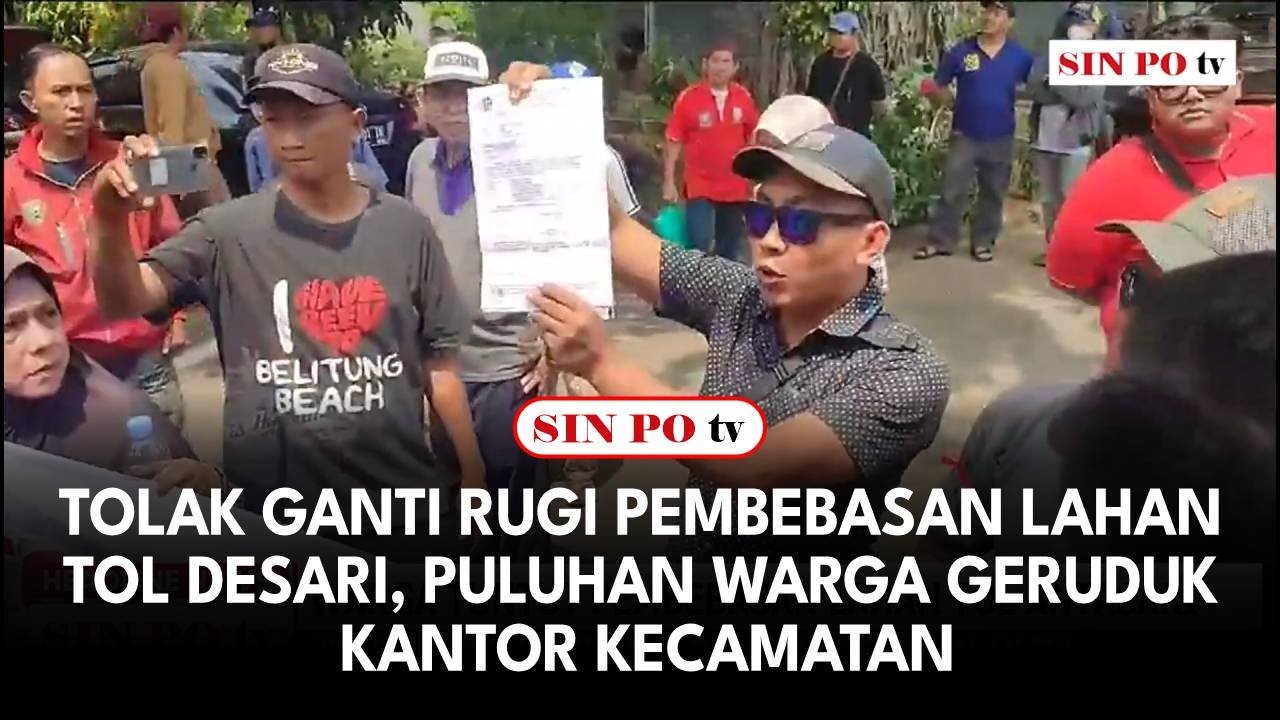 Tolak Ganti Rugi Pembebasan Lahan Tol Desari, Puluhan Warga Geruduk Kantor Kecamatan