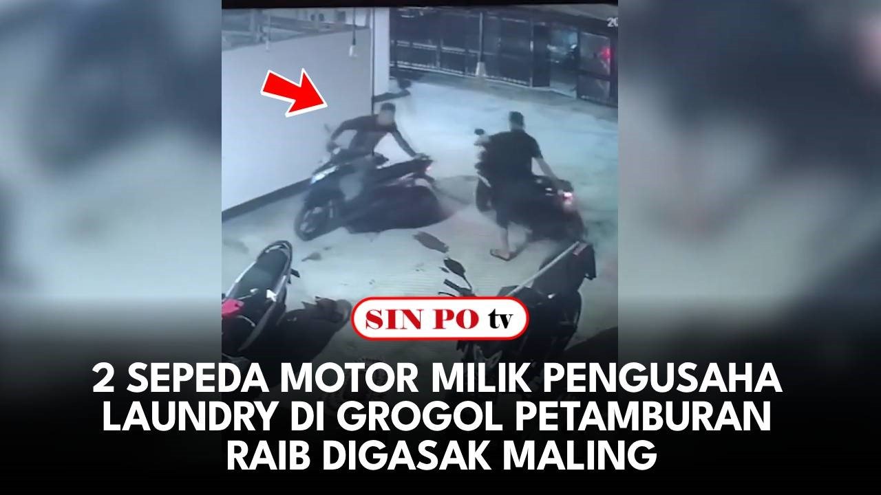 2 Sepeda Motor Milik Pengusaha Laundry Di Grogol Petamburan Raib Digasak Maling