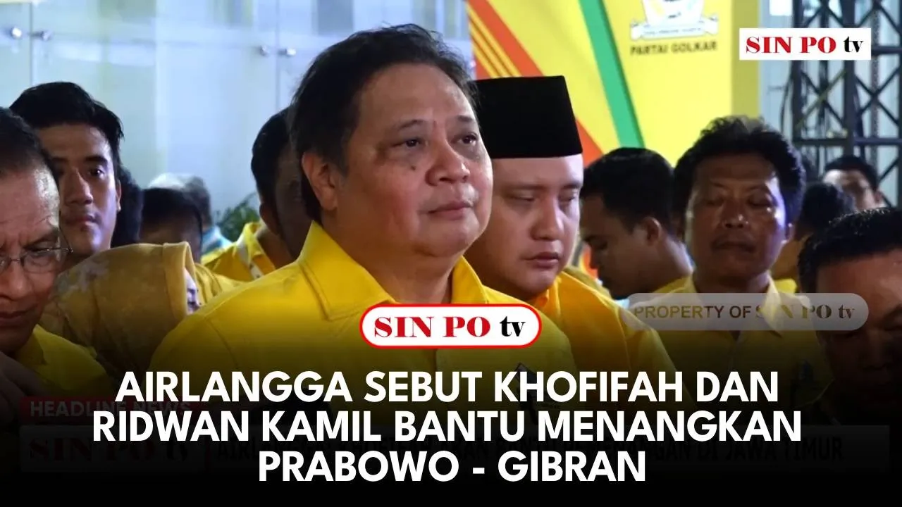 Airlangga Sebut Khofifah Dan Ridwan Kamil Bantu Menangkan Prabowo - Gibran