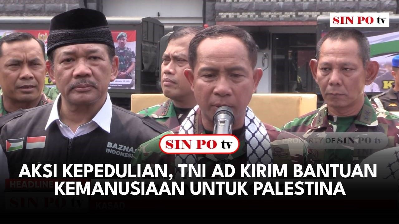 Aksi Kepedulian, TNI AD Kirim Bantuan Kemanusiaan Untuk Palestina