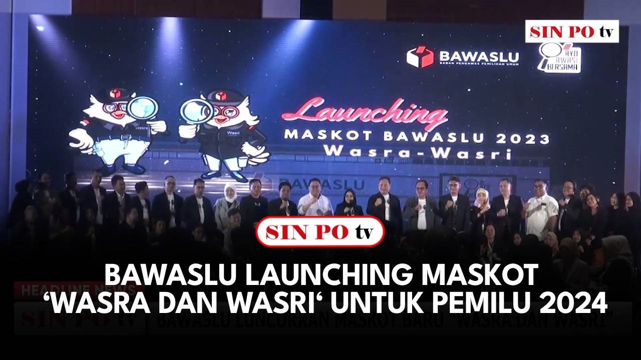 Bawaslu Launching Maskot ‘Wasra Dan Wasri‘ Untuk Pemilu 2024