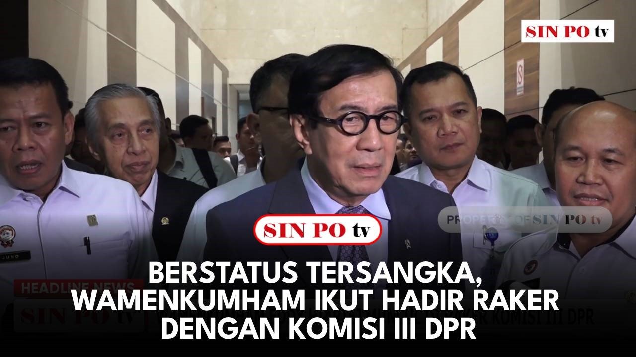 Berstatus Tersangka, Wamenkumham Ikut Hadir Raker Dengan Komisi III DPR