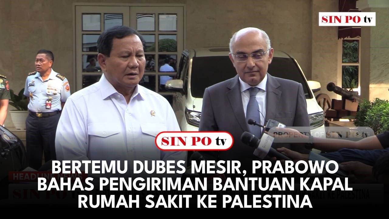 Bertemu Dubes Mesir, Prabowo Bahas Pengiriman Bantuan Kapal Rumah Sakit ke Palestina