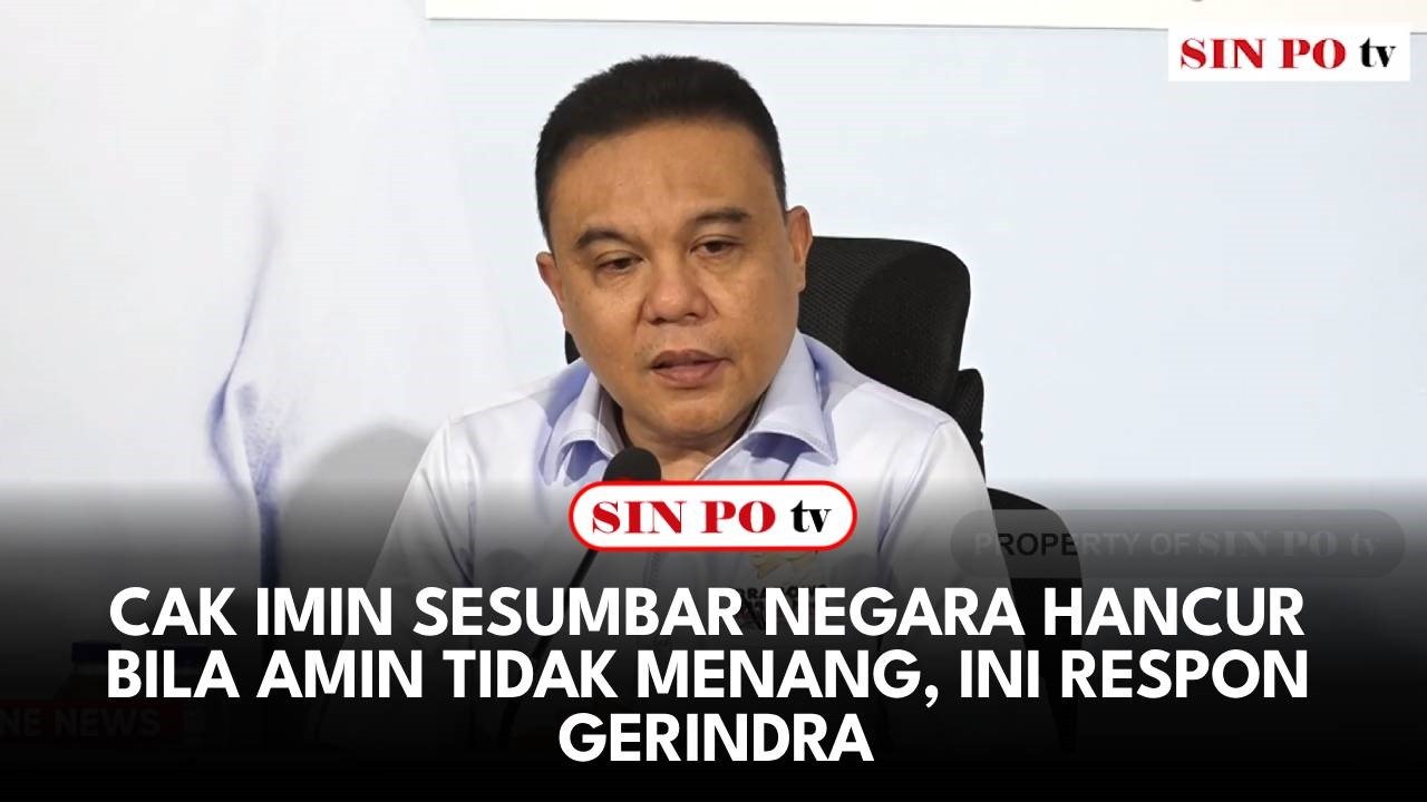 Cak Imin Sesumbar Negara Hancur Bila AMIN Tidak Menang, Ini Respon Gerindra