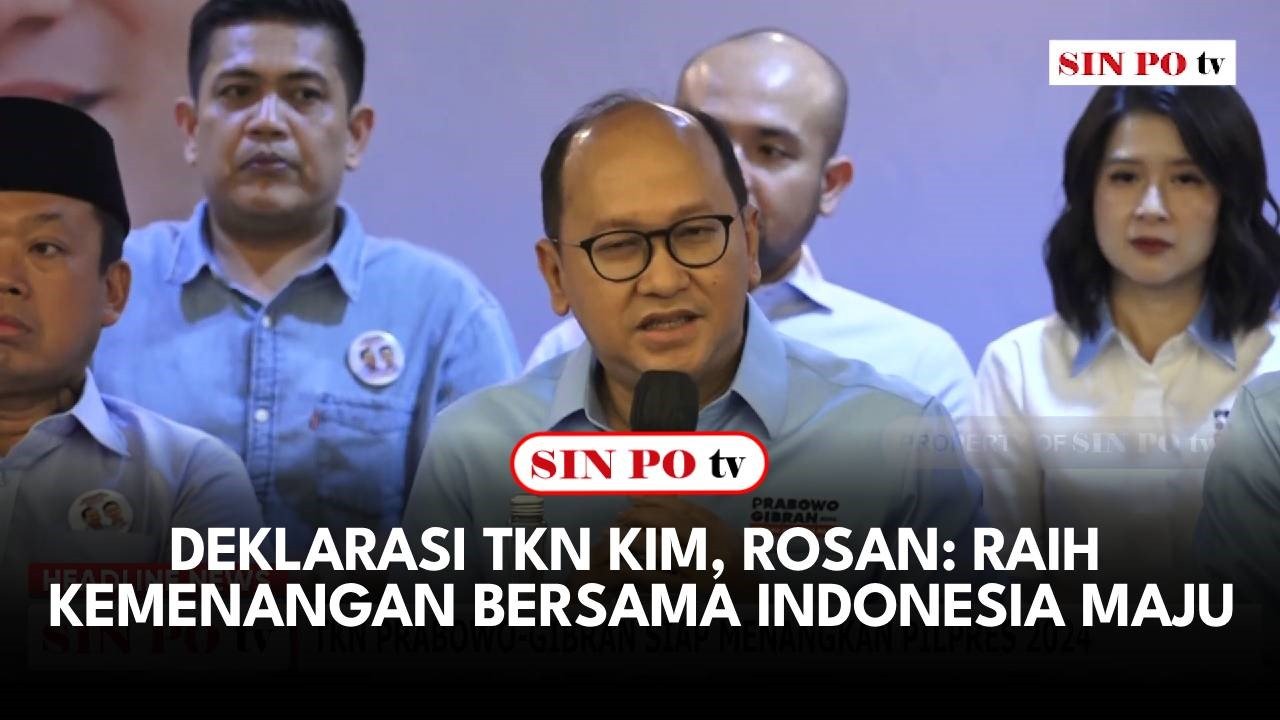 Deklarasi TKN KIM, Rosan: Raih Kemenangan Bersama Indonesia Maju